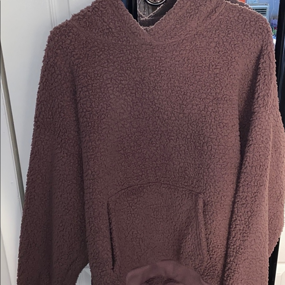sherpa hoodie